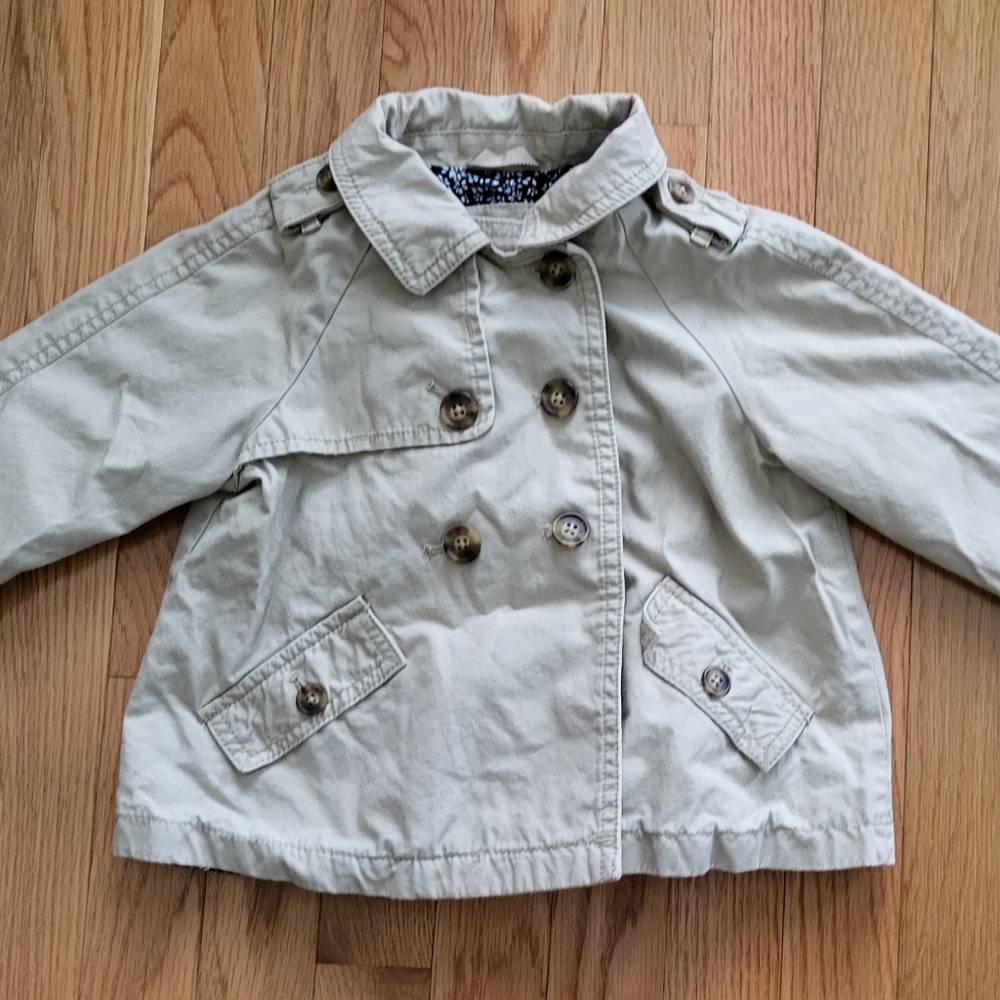 GAP kids girls swing trench size 3